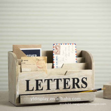 Retro Wooden Letter Holder
